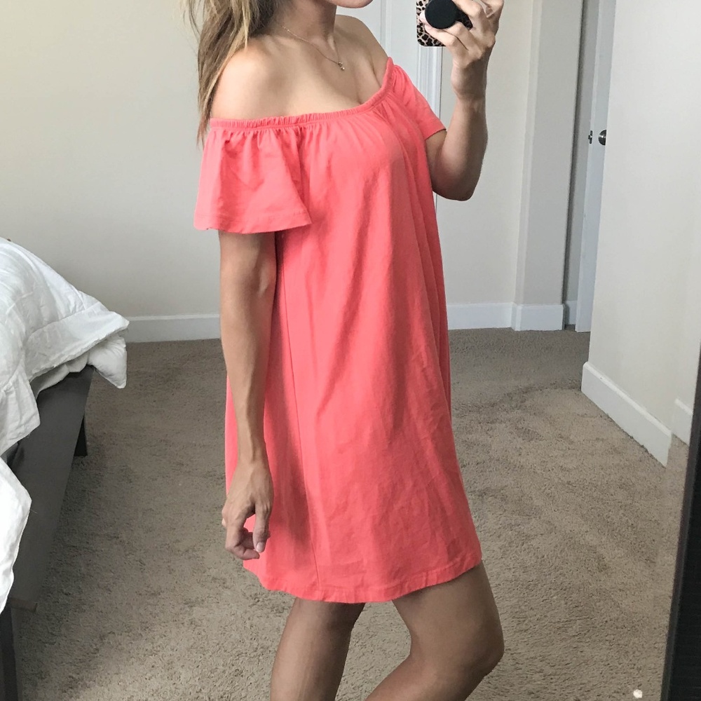 ASOS off the shoulder dress
